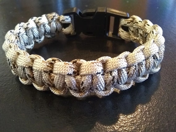 Sand Camo Bracelet, Paracord Bracelet, Hunters, Hikers, Ex Small to Ex Large Sizes, Camo Bracelets, Outdoor Wear