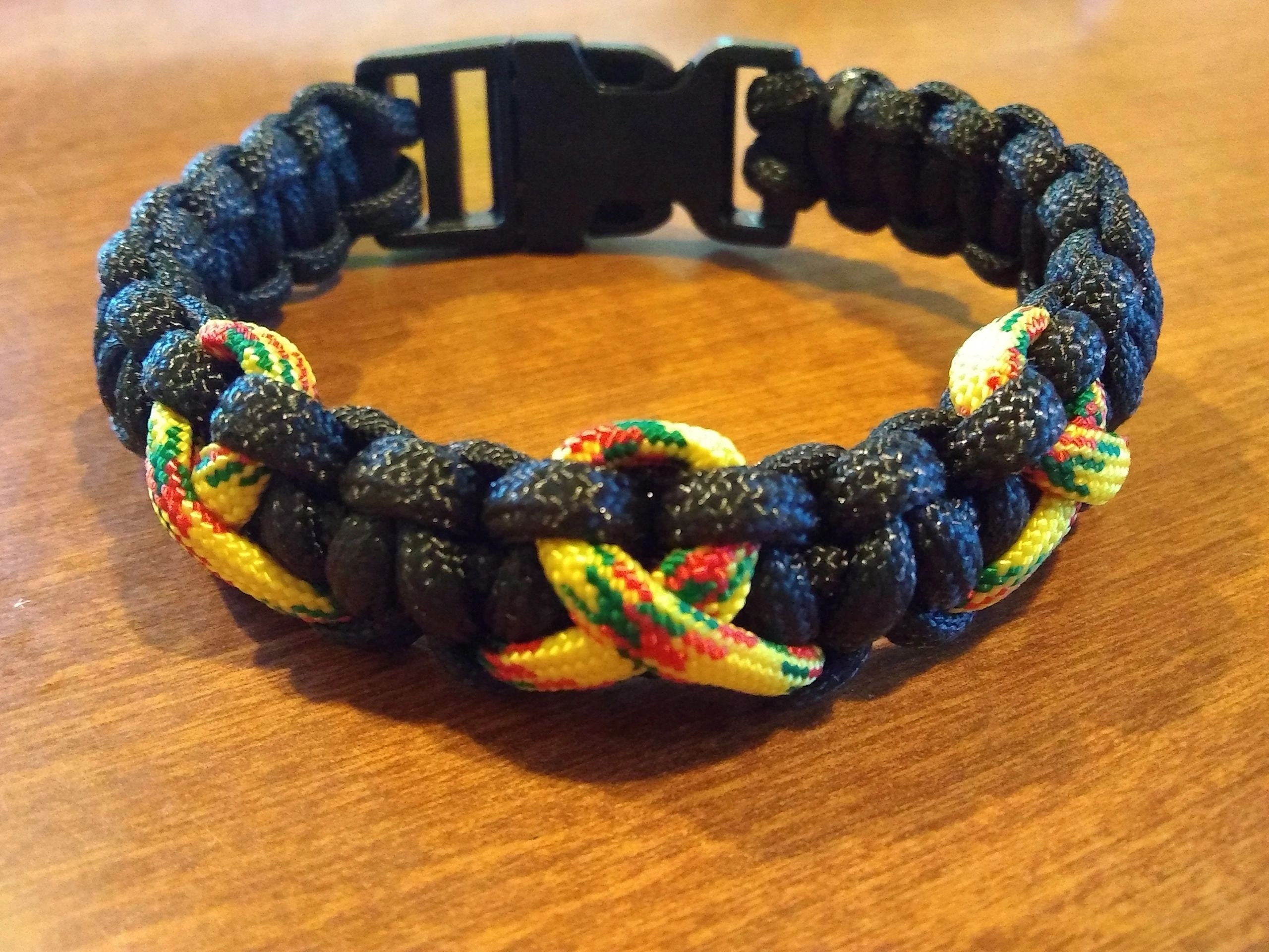 Vietnam Veteran Bracelet, Paracord, Hand Crafted, Military, Veterans Gift, Made in USA