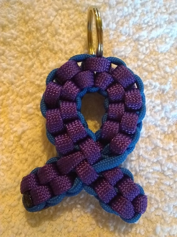 Rheumatoid Arthritis 550 Paracord Key Chain, Arthritis Support Jewelry, Support Key Chains, Support Gifts