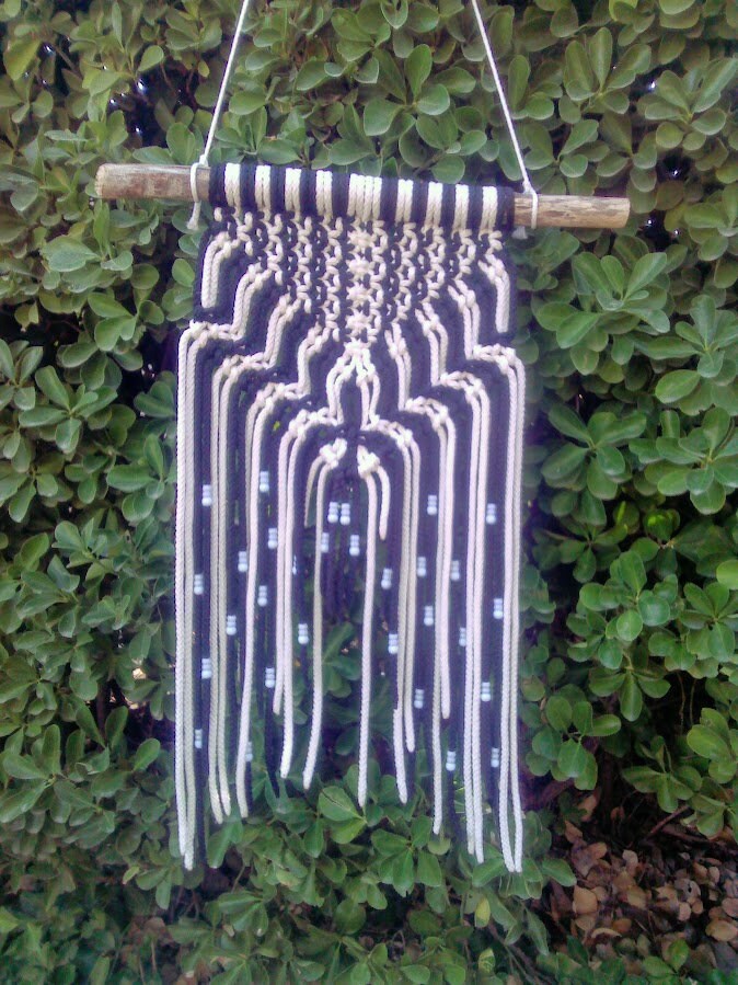 Hand Crafted Zebra Wall Hanging, Dream Catcher, Wall Tapestry, Home