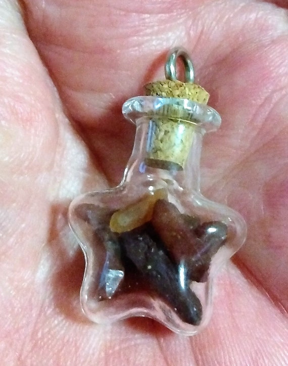 Pecos Valley Diamonds, Star Shaped Bottle, Quarts Crystals, Double Terminated Diamonds, New Mexico Diamonds, NM Gifts