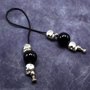 Greek KOMBOLOI, Begleri, Rosary, Worry Beads, Anxiety Beads, Relaxing Beads, Stress Beads, Greek Gift, Greek Begleri (Skull, Antique Silver)