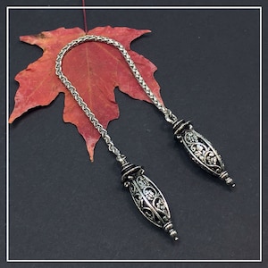 Greek KOMBOLOI, Greek Begleri, Rosary, Worry Beads, Anxiety Beads, Relaxing Beads, Stress Beads, Greek Beads (Antique Silver Lantern Lamp) image 6