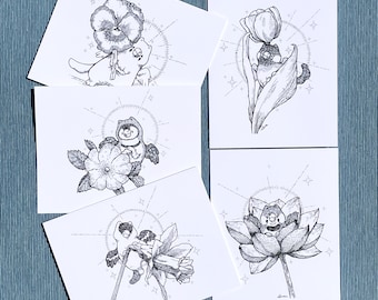 Griffinch Notecards