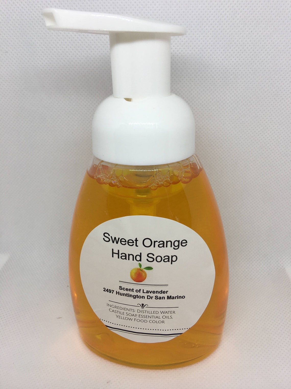 All Natural Sweet Orange Hand soap Etsy.de