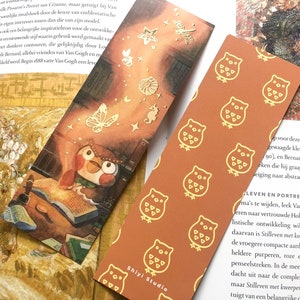 Blathers Gold Foiled Bookmark - Animal Crossing ACNH ACNL