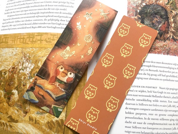 Blathers Gold Foiled Bookmark - Animal Crossing ACNH ACNL
