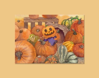 Jack - animal crossing - acnh - A6 postcard - Prints - animal crossing new horizon