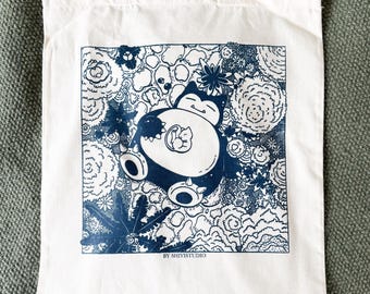Snorlax Tote Bag - Snorlax - Mew