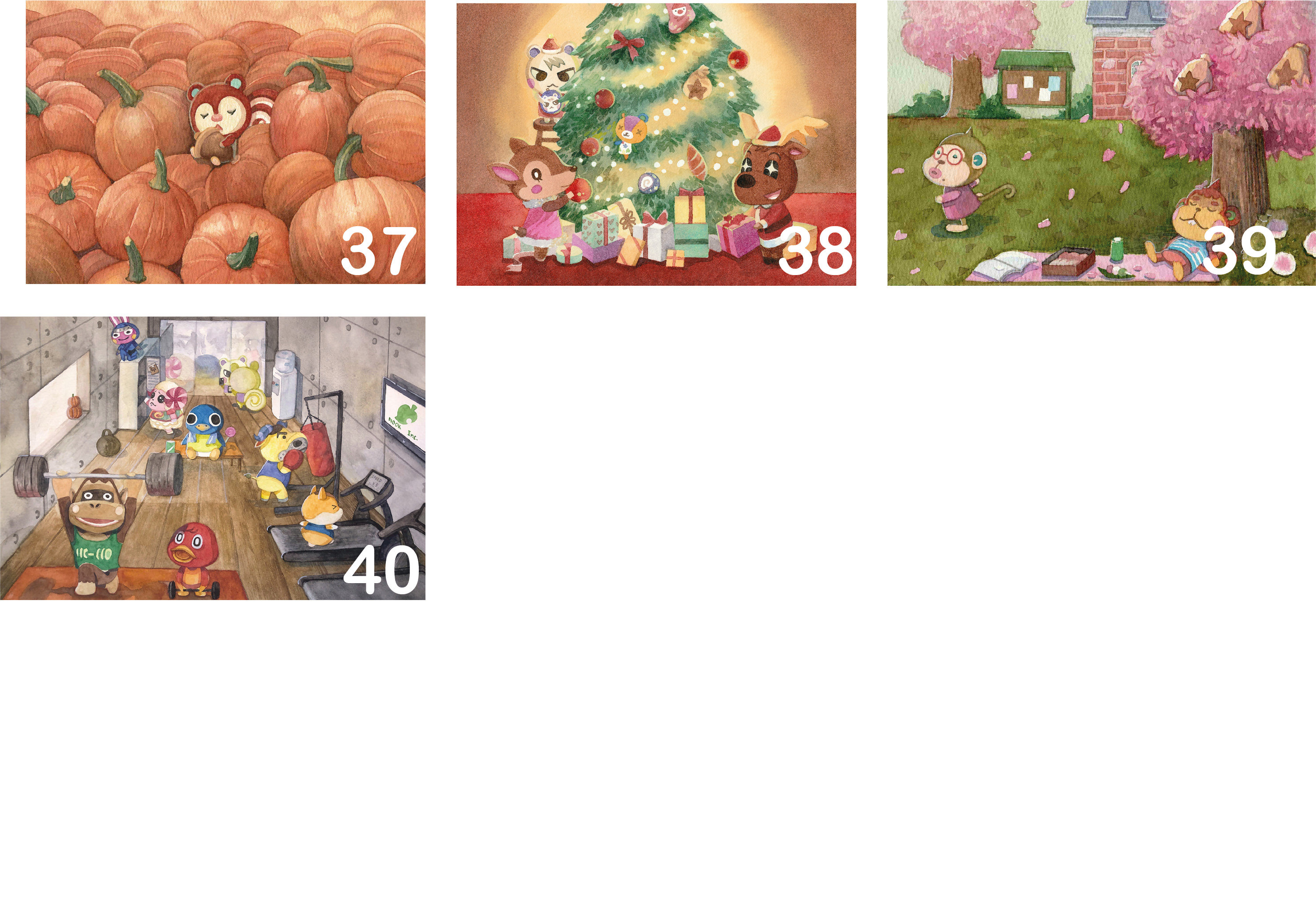 Animal Crossing Postcards Animal Crossing Art Animal - Etsy