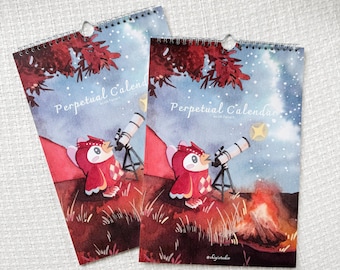 ACNH Perpetual Calendar: A4 Fan Art Wall Calendar