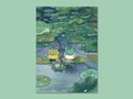 Animal Crossing Lily & Henry Postcard: Watercolor Art Print product logo