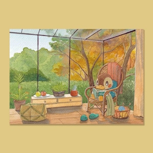 A6/A5-afdrukken - Molly - Ansichtkaart - ACNH - Animal Crossing Art - Animal Crossing schilderij - Ansichtkaart cadeau
