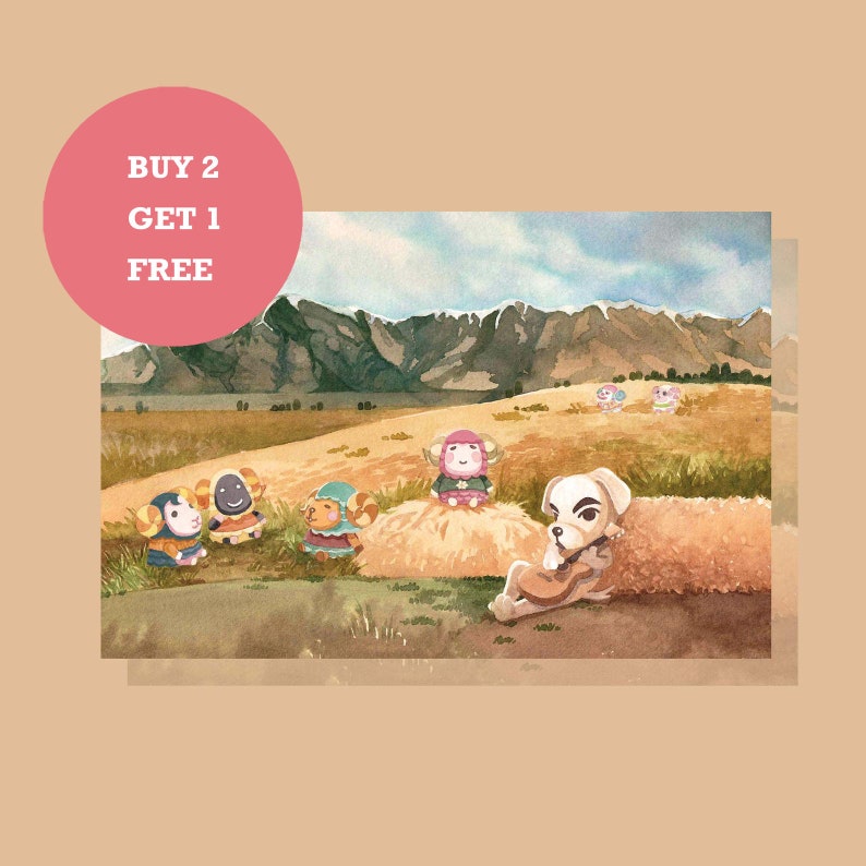 Animal Crossing KK Slider Animal Crossing Postcard Print Etsy