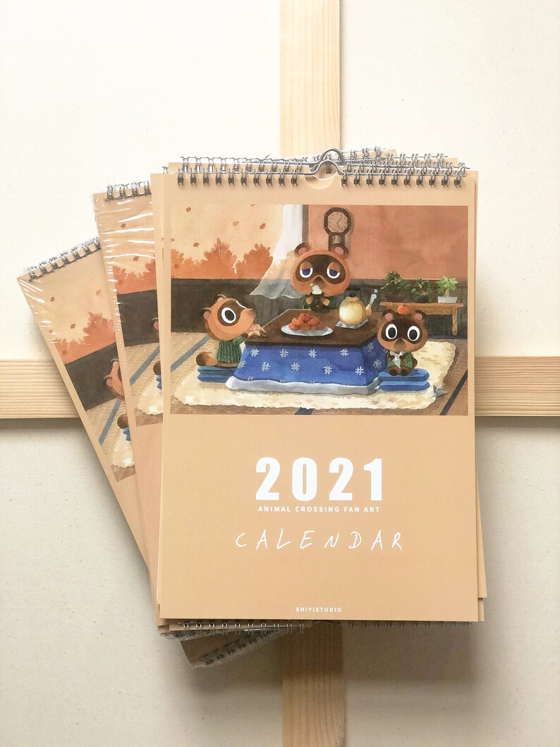 Calendar 2021 A4 Animal Crossing Calendar ACNH Wall Etsy
