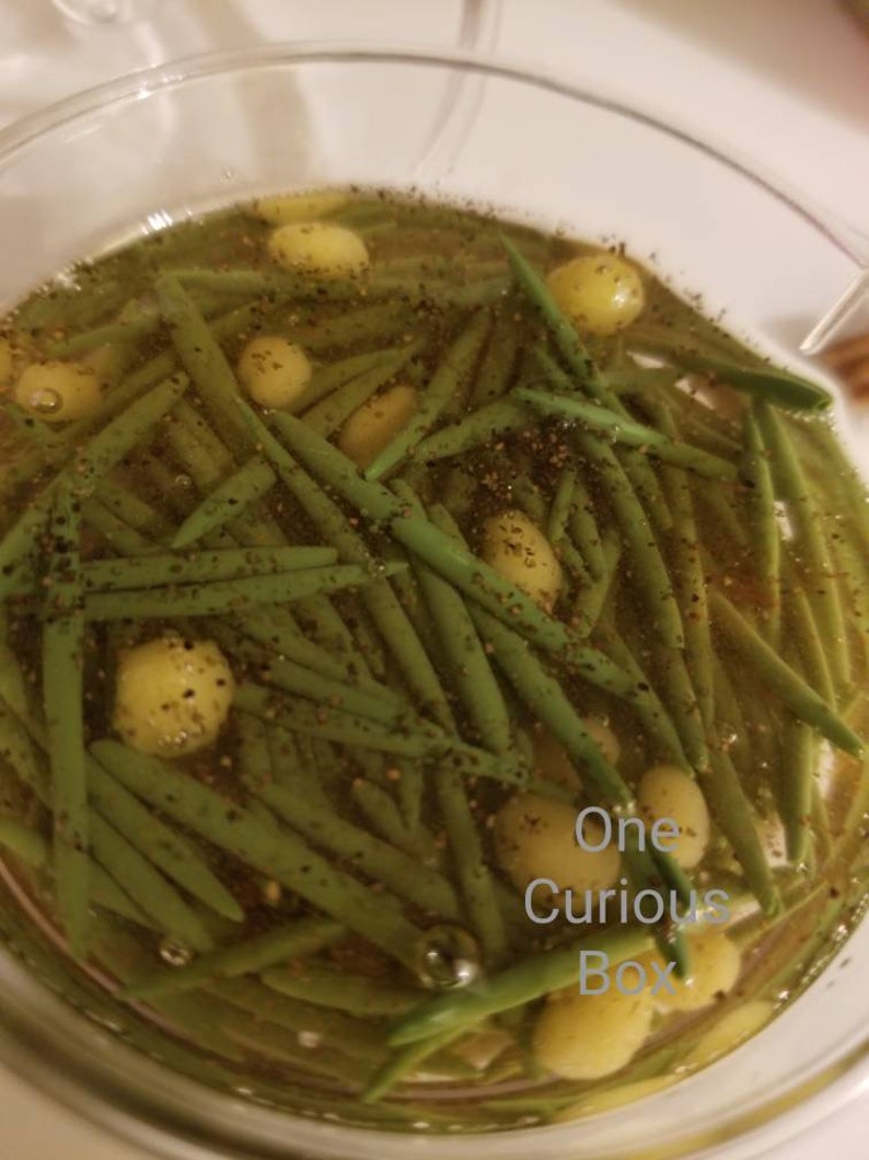 Dollhouse Miniature Size Can Green Beans