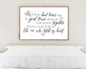 Romantic Wall Art Gift, Wedding Gift, Anniversary Gift, Couple Quote Prints, Couple Bedroom Prints, Instant Download Digital Print,