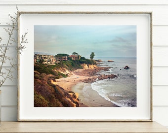 Laguna Beach Print California Coast Photo Print Coastal Wall Art Printable Art Calming Ocean Print Coastal Photography