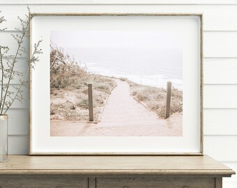 Coastal Wall Art / Boho Beach Art / California Beach Photo Print / Printable Art / Boho Beach Prints / Printable Art /Beach Scene Print