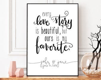 Greatest Love Story Printable. Wedding Sign. Love Story Sign. - Etsy