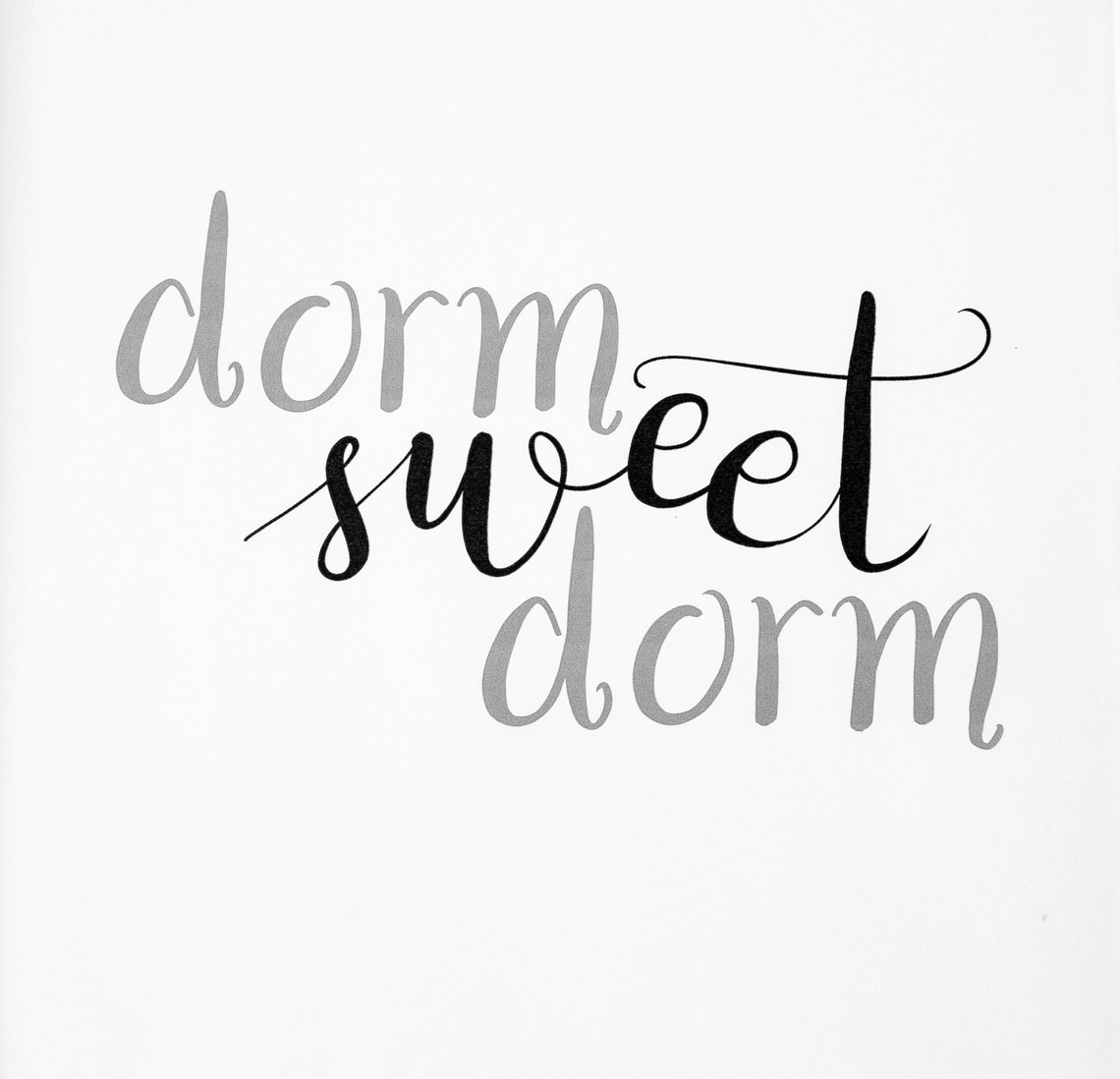 Dorm Decor Printable Dorm Art Dorm Sweet Dorm Dorm Wall | Etsy