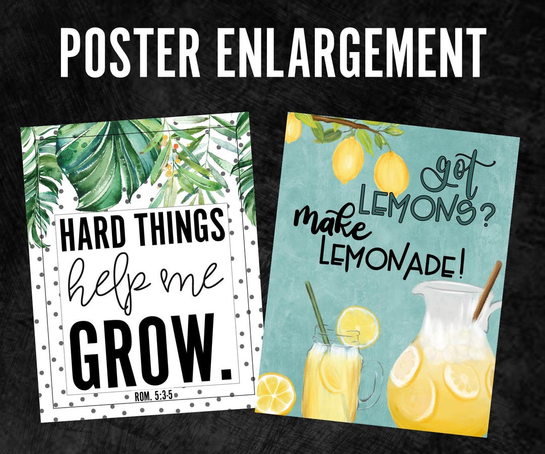 Poster Reargement Class Poster Enlargement - Etsy