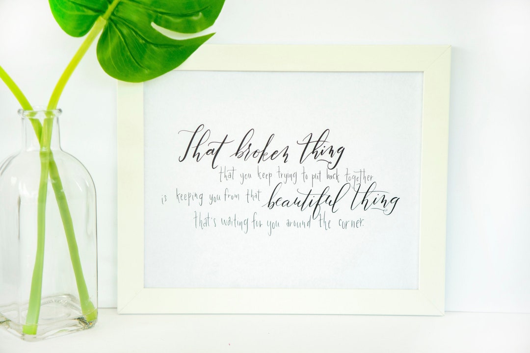 Motivational Quote Wall Art, Inspirational Quote Wall Art, Horizontal ...