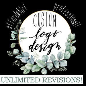 Logo, OOAK Custom Logo, Fully Custom Logo Design, Logos, Professional Logo, Unique and Original Logo, Logo Branding, Custom Branding