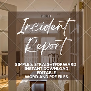 Child Incident Report