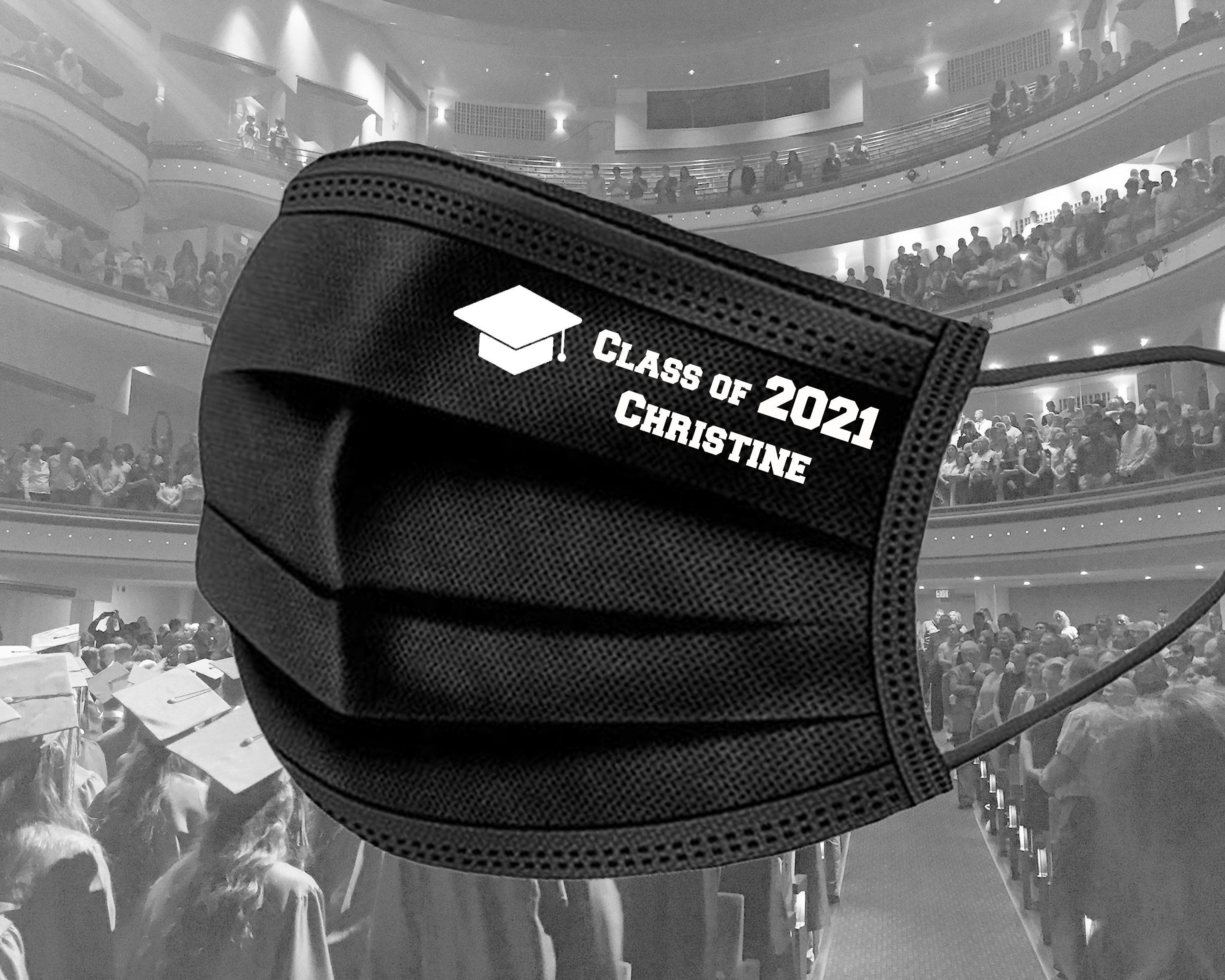 Graduation Mask Graduation Masks 2022 Disposable Graduation Etsy