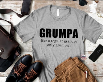 Grumpa Like A Regular Grandpa Only Grumpier Funny Family Love Elder ...
