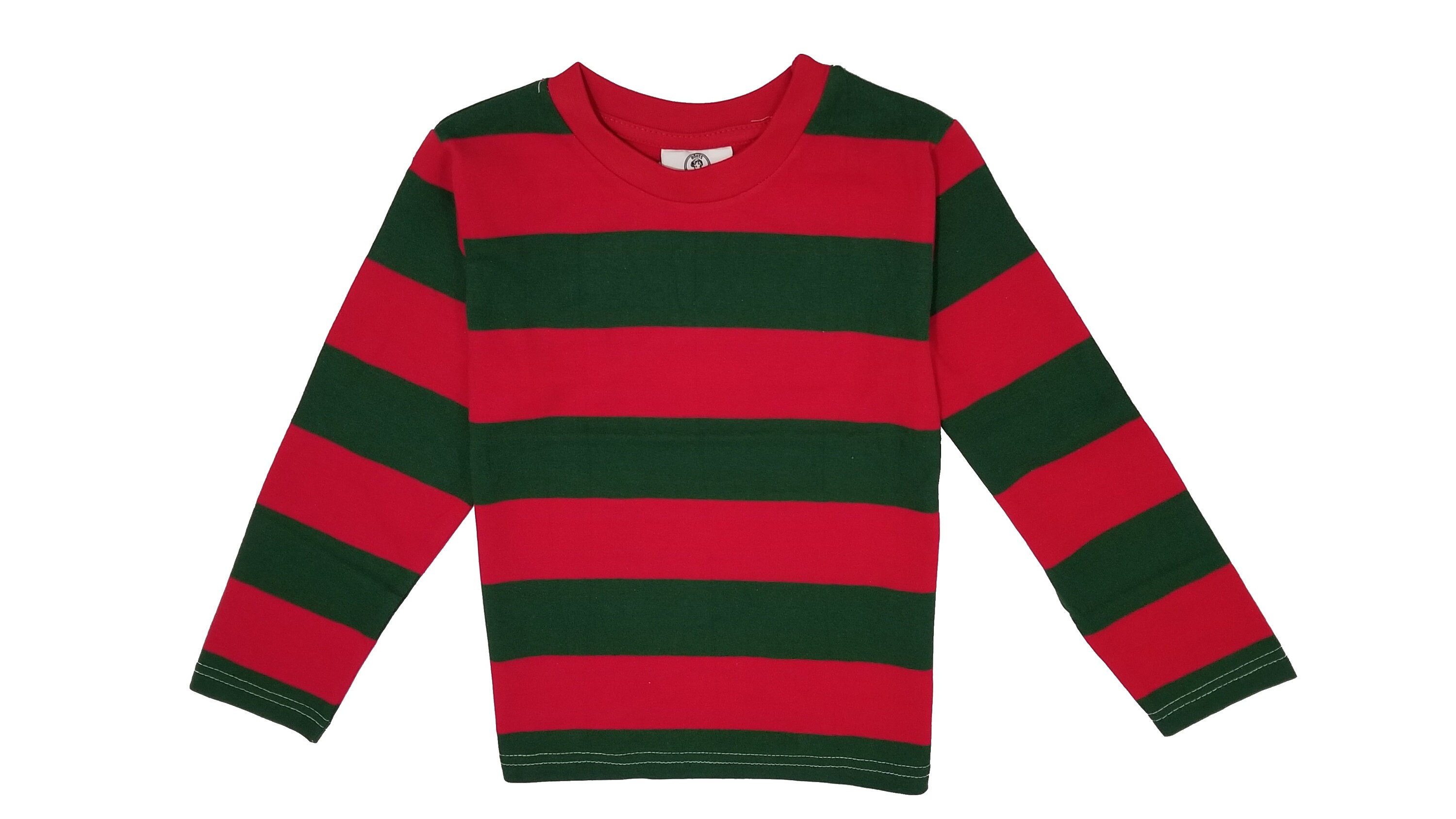 Mens Red Green Nightmare on the Street Striped T shirt Costume