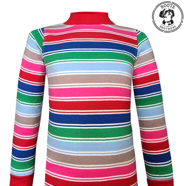 Infants/Toddlers/Kids Rainbow Striped Nice Guy Cosplay T-Shirt Costume