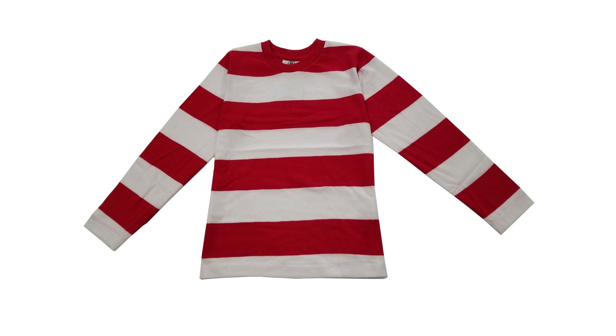 Disfraz de camiseta a rayas rojas y blancas para bebés/niños pequeños