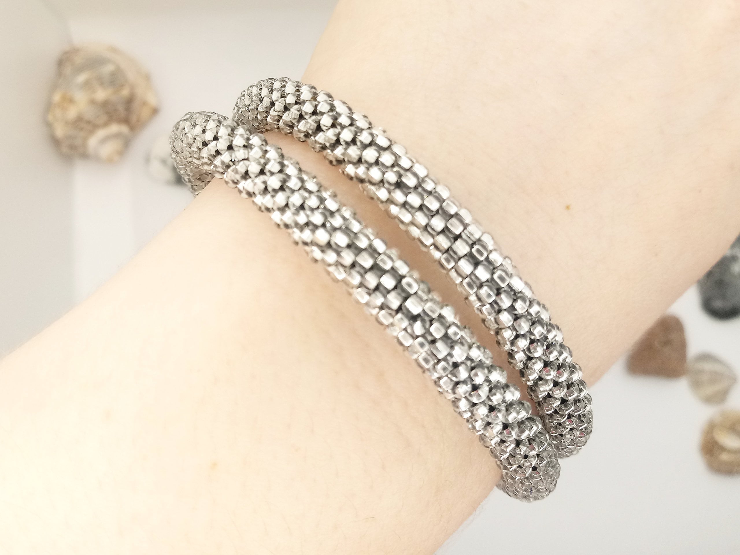 ブレスレット TATIANA Silver 925 Ball and Snake Layered Bracelet BR1807 MUSINSA | TATIANA (Silver 925) Double ball chain bracelet BR1804