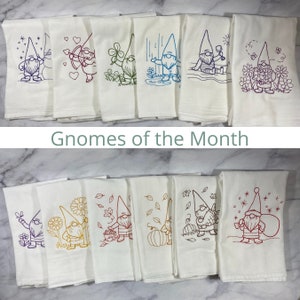 Monthly hand towels top