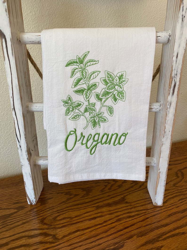 OspreyRiverGoods Kitchen Herb Collection Flour Sack Towel - Thumbnail 2