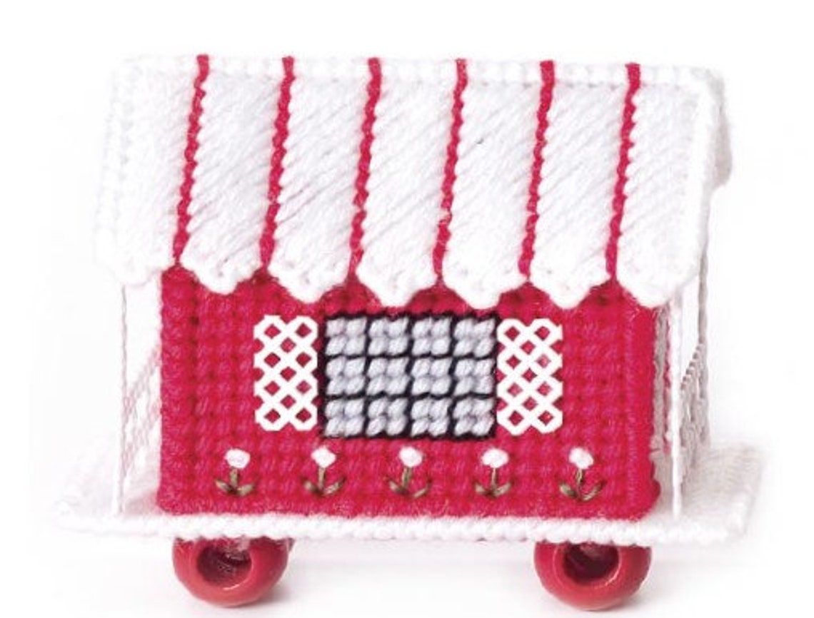 Cupid Express Train Plastic Canvas Pattern - Etsy
