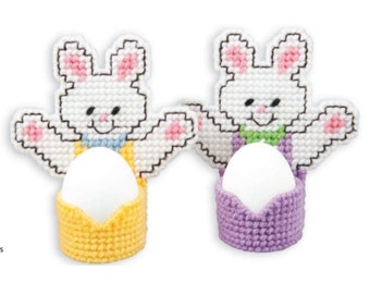 Bunny Easter Egg Holders Plastic Canvas Pattern