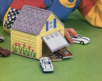 Die Cast Car Toy Garage Plastic Canvas Pattern, Matchbox Car