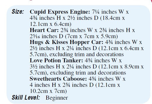Cupid Express Train Plastic Canvas Pattern - Etsy