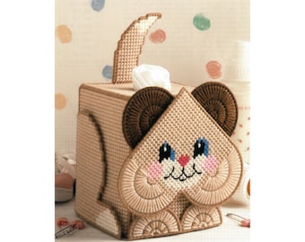 Dog Tissue Box Cover Plastic Canvas Pattern