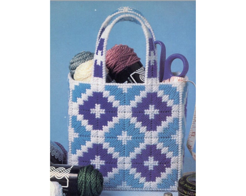 Quick & Easy Tote Bag Plastic Canvas Pattern image 1