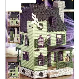 Haunted Mansion Plastic Canvas Pattern