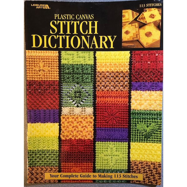 PDF Plastic Canvas Stitch Dictionary, Stitch Encyclopedia