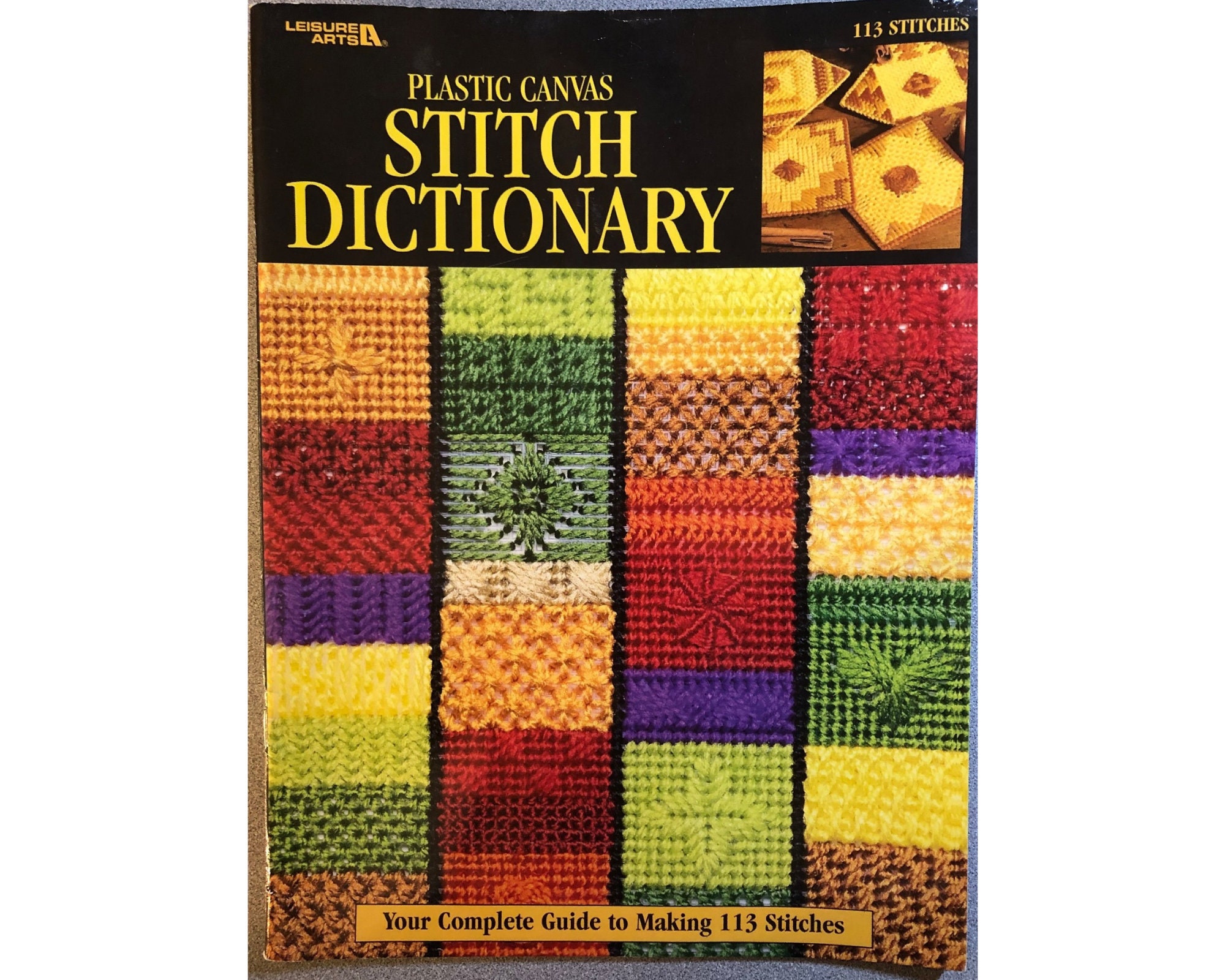 Tunisian Crochet Stitch Dictionary: 150 Essential Stitches with Actual-Size Swatches, Charts, and Step-By-Step Photos [Book]