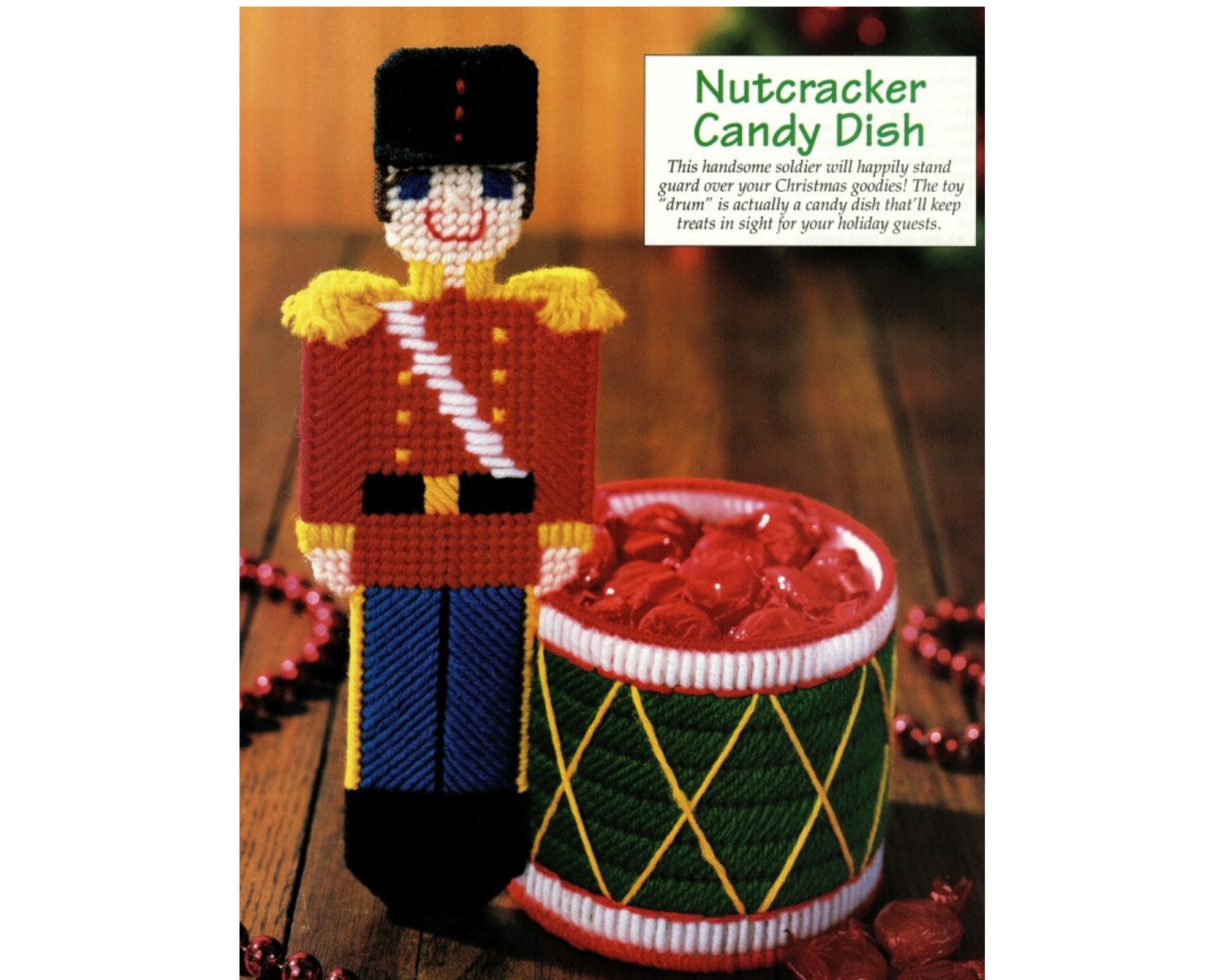 Nutcracker Candy Dish Plastic Canvas Pattern | Etsy