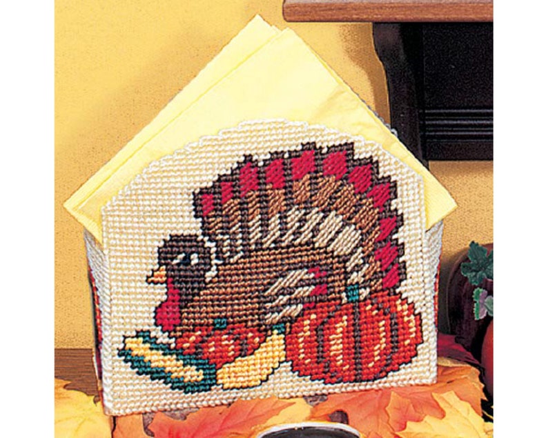 Turkey Napkin Holder Plastic Canvas Pattern Etsy