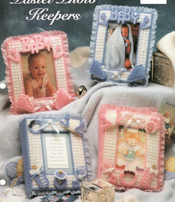 Baby Picture Frames Photo Album Plastic Canvas Pattern Etsy