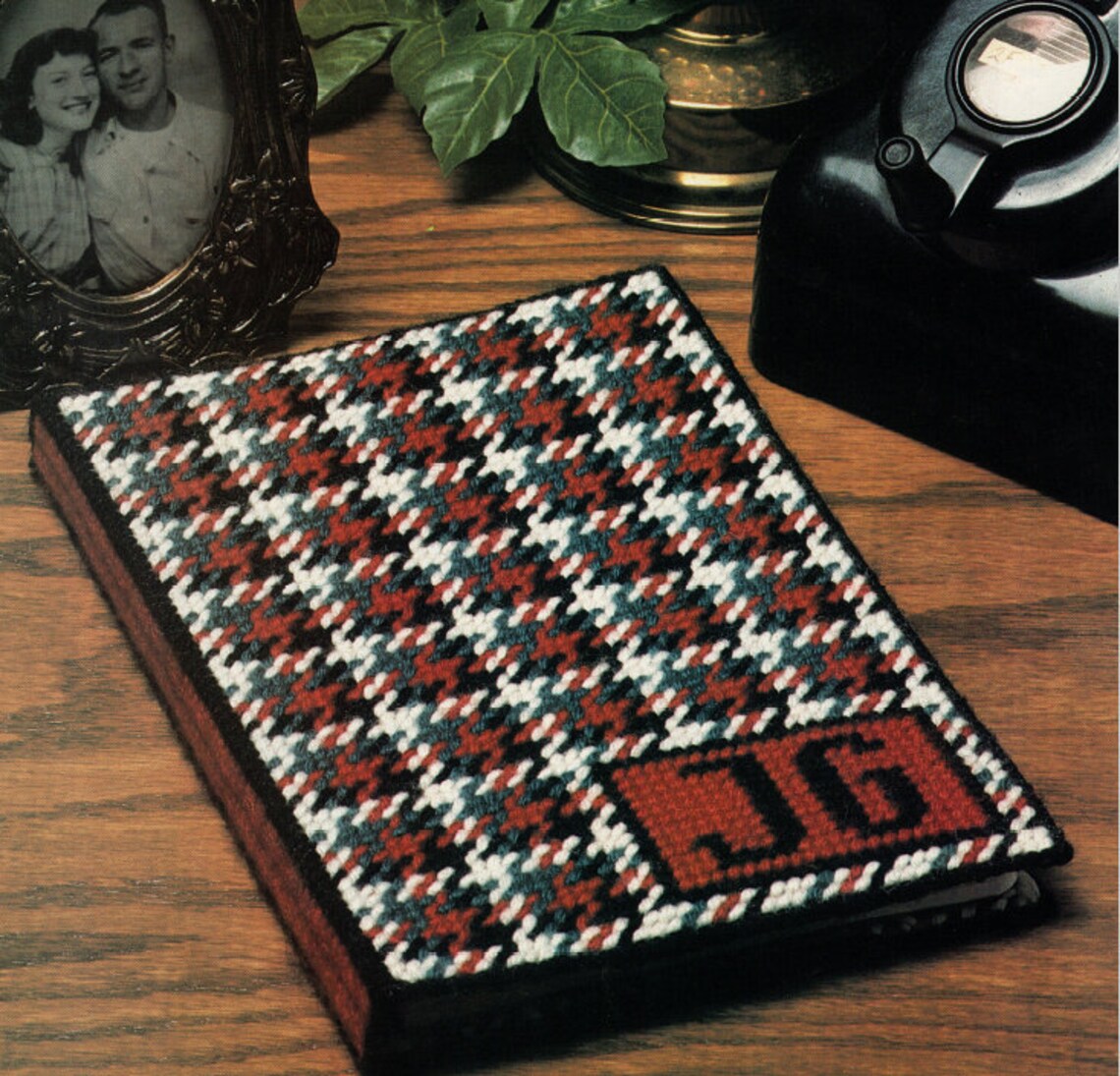 Personalized Plaid Notebook Cover Plastic Canvas Pattern Etsy